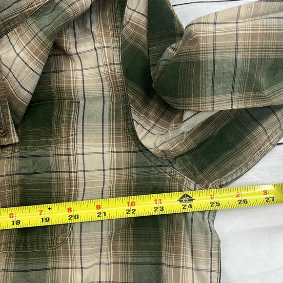 Carhartt Men’s Shirt Long Sleeve Button Down Plaid Size XL - Picture 4 of 8